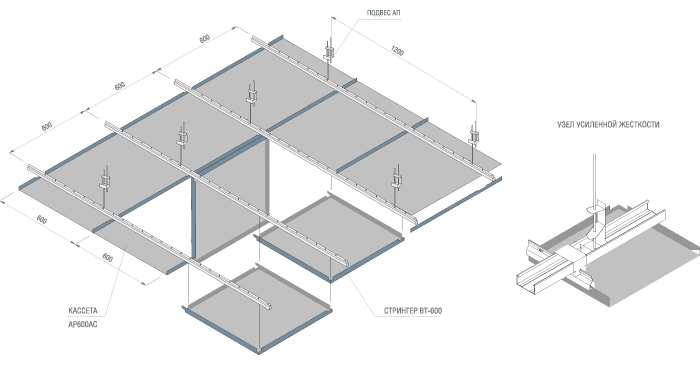 Реечный потолок: особенности конструкции, материалы, инструкция по монтажу своими руками